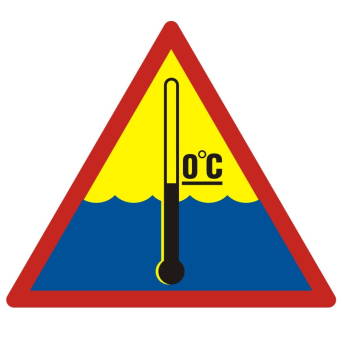 Znak C-9 - zimna woda