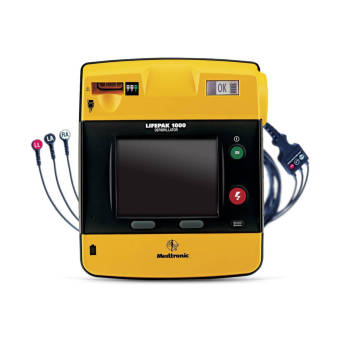 Defibrylator AED LIFEPAK 1000 z baterią nieładowalną i EKG